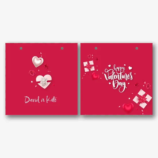 Popierinio maišelio šablonas vasario 14 d