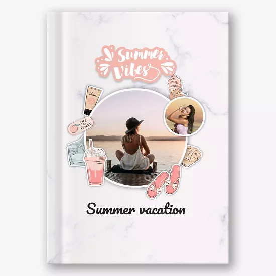 Summer Vacation photo Book Template