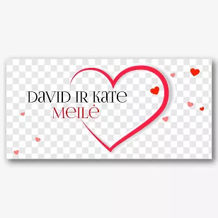 Romantiškas raštas spausdinimui ant puodelių