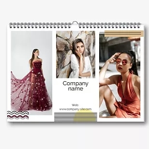 Calendar template-Model portfolio