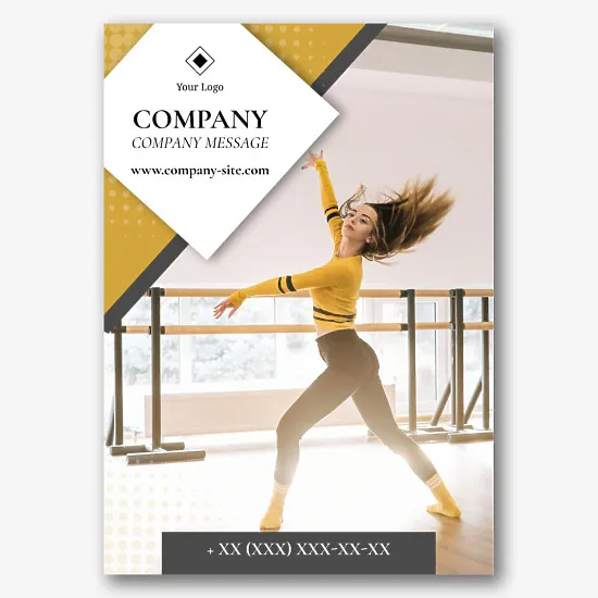 Dance School Poster Template