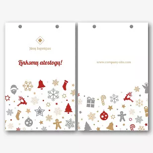 Firminio Paketo šablonas su Naujųjų metų modeliu