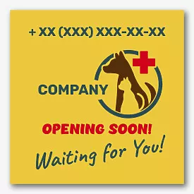 Veterinary Clinic banner template