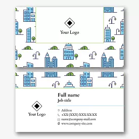 Developer's business card template