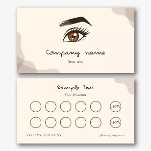 Brovist's business card template