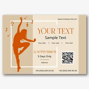 Dance Show Poster Template