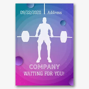 Gym Poster Template