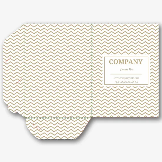 Abstract Paper Folder Template