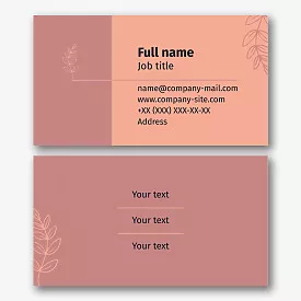 Landscape Designer business card template