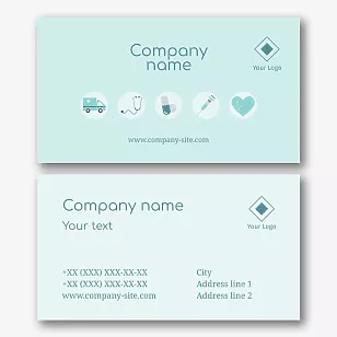 Ambulance Business Card Template