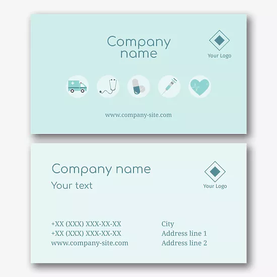 Ambulance Business Card Template