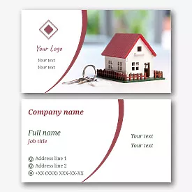 Real estate Agency business card template
