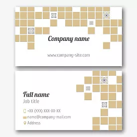 Tile Maker's business card template