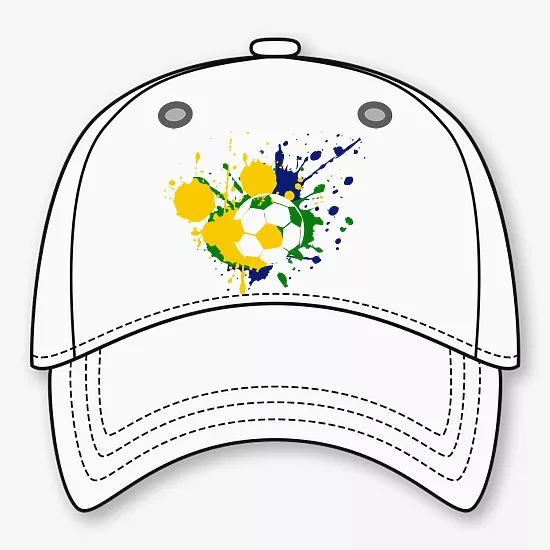 Beisbolo kepuraitės šablonas su nuotrauka