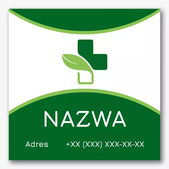Szablon banera reklamowego apteki