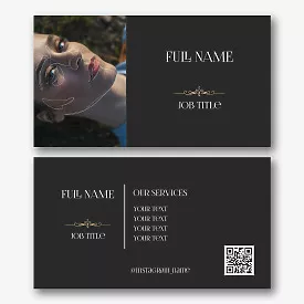 Cosmetologist's business card template