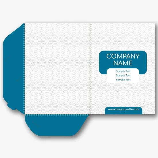 Abstract Paper Folder Template