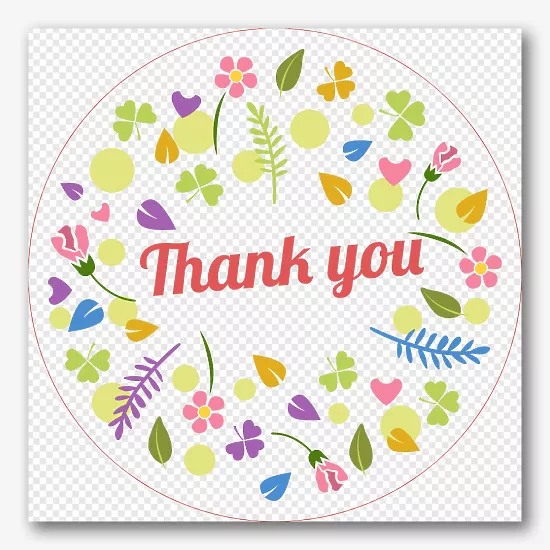 Flower Shop Label Template