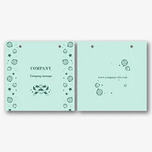 New Year package template for companies