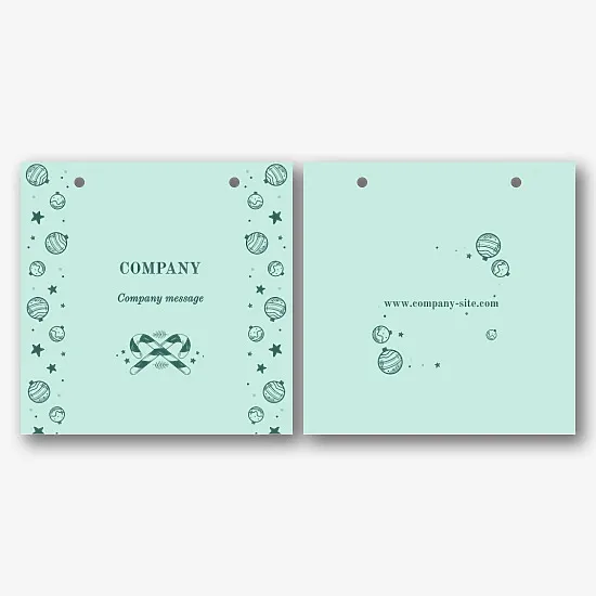 New Year package template for companies