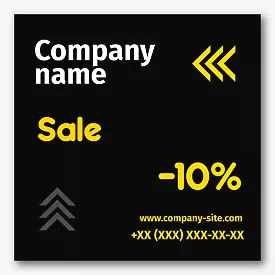 Sale banner template