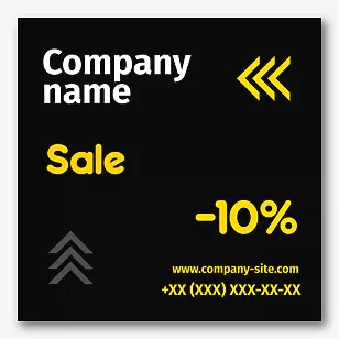 Sale banner template