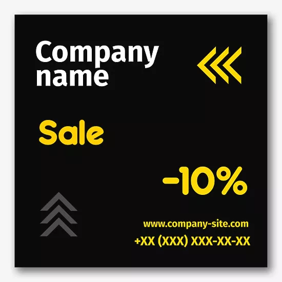 Sale banner template