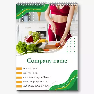 Eco-products store calendar template