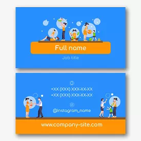 Nanny's business card template