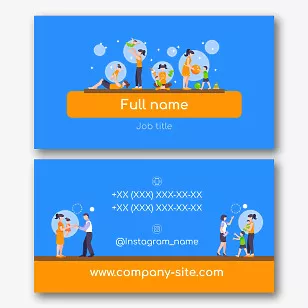Nanny's business card template