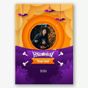 Photo Book Template for Halloween Party