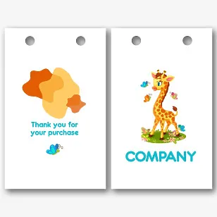 Children's store paper bag template