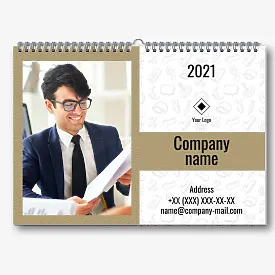 Wall Business Calendar Template