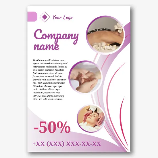 Spa Center Poster Template