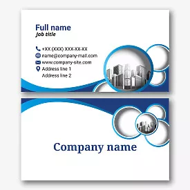 Developer's business card template
