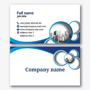 Developer's business card template