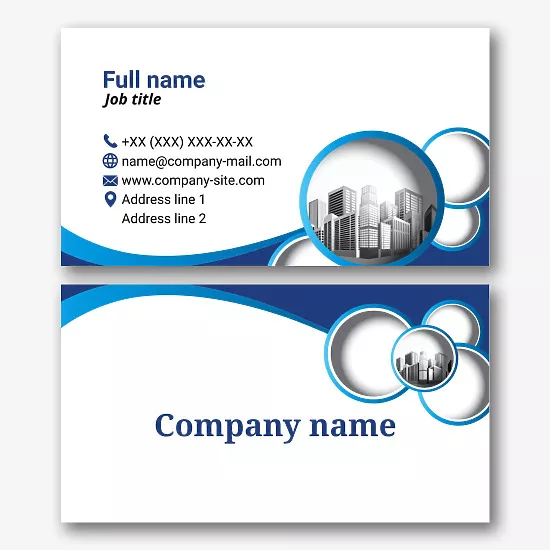 Developer's business card template