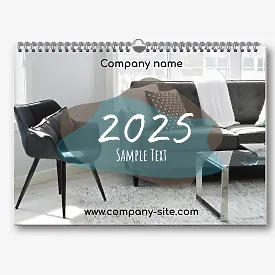 Wall Advertising Calendar Template