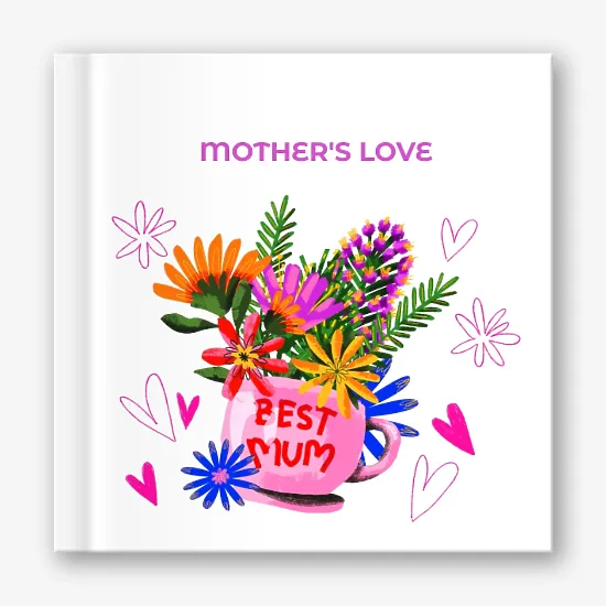 Mother's Love photo book template