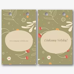 Šventinio popieriaus Paketo šablonas 