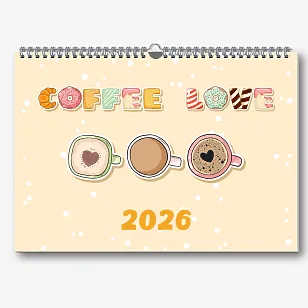 Coffee Calendar Template 