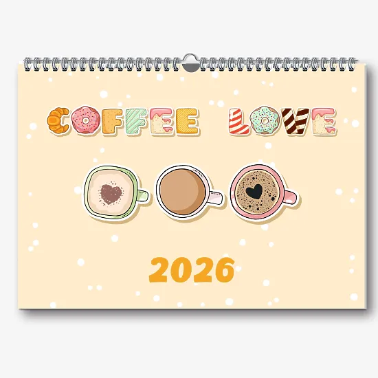 Coffee Calendar Template 