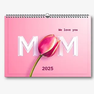 Calendar template for your beloved mom