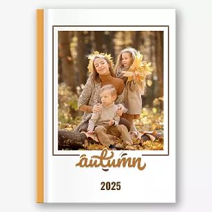 Szablon jesiennej fotoksiążki 