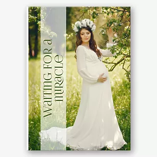 Photo book template for pregnancy photos