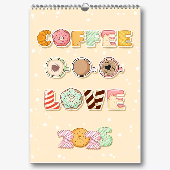 Coffee Calendar Template 