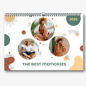 The best memories calendar template