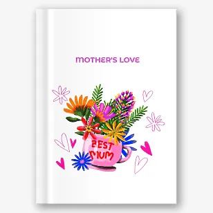 Mother's Love photo book template
