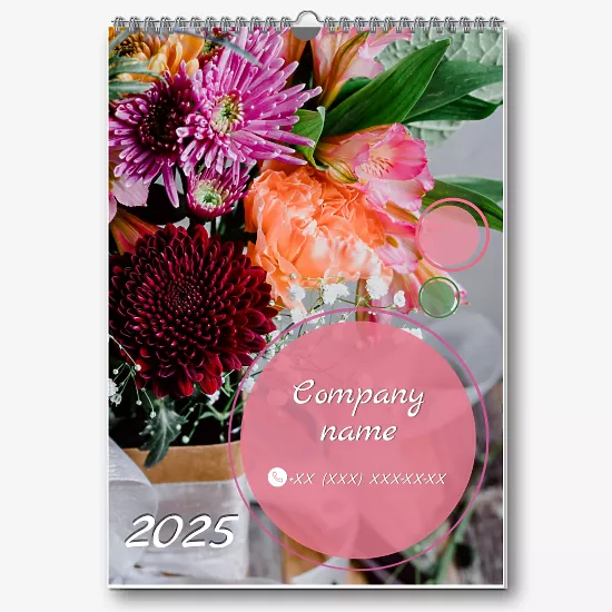 Flower Shop Calendar Template