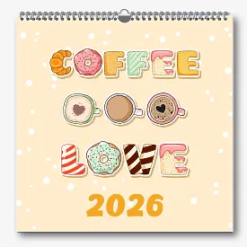 Coffee Calendar Template 